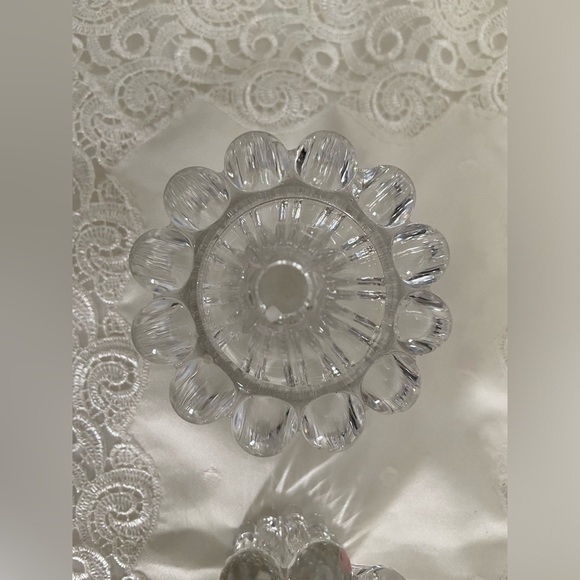 3/55$ Home set of 2 Vintage Glass made‎ in Germany candle holder - Picture 9 of 12